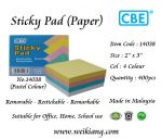 CBE 14038 Sticky Pad 2" x 3"